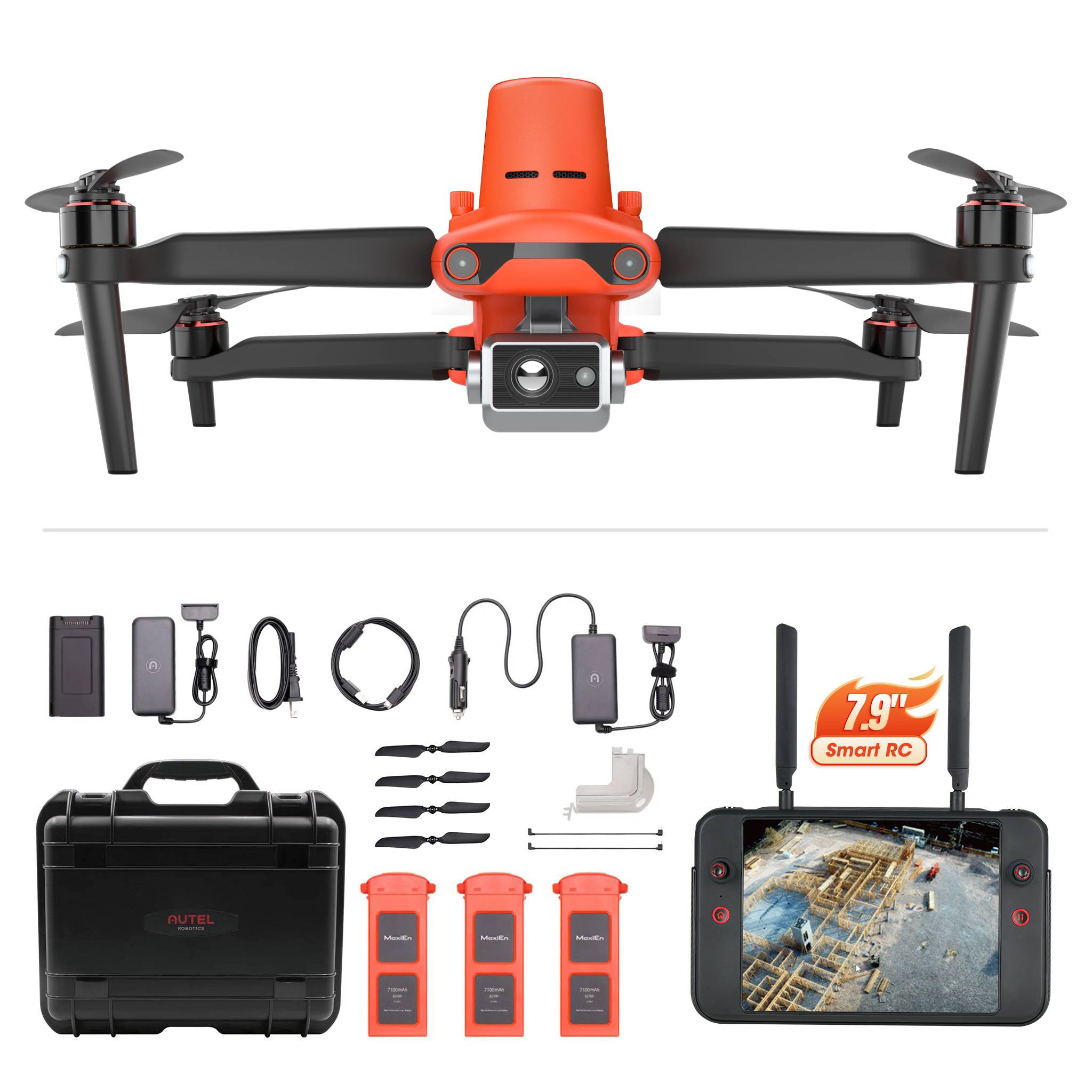 5_6cf2bf6e-2787-45fc-ab52-41682d888787 Autel Robotics EVO II Dual 640T RTK Thermal Drone Rugged Bundle V2 With Autel 7.9" Smart Controller - Image 1