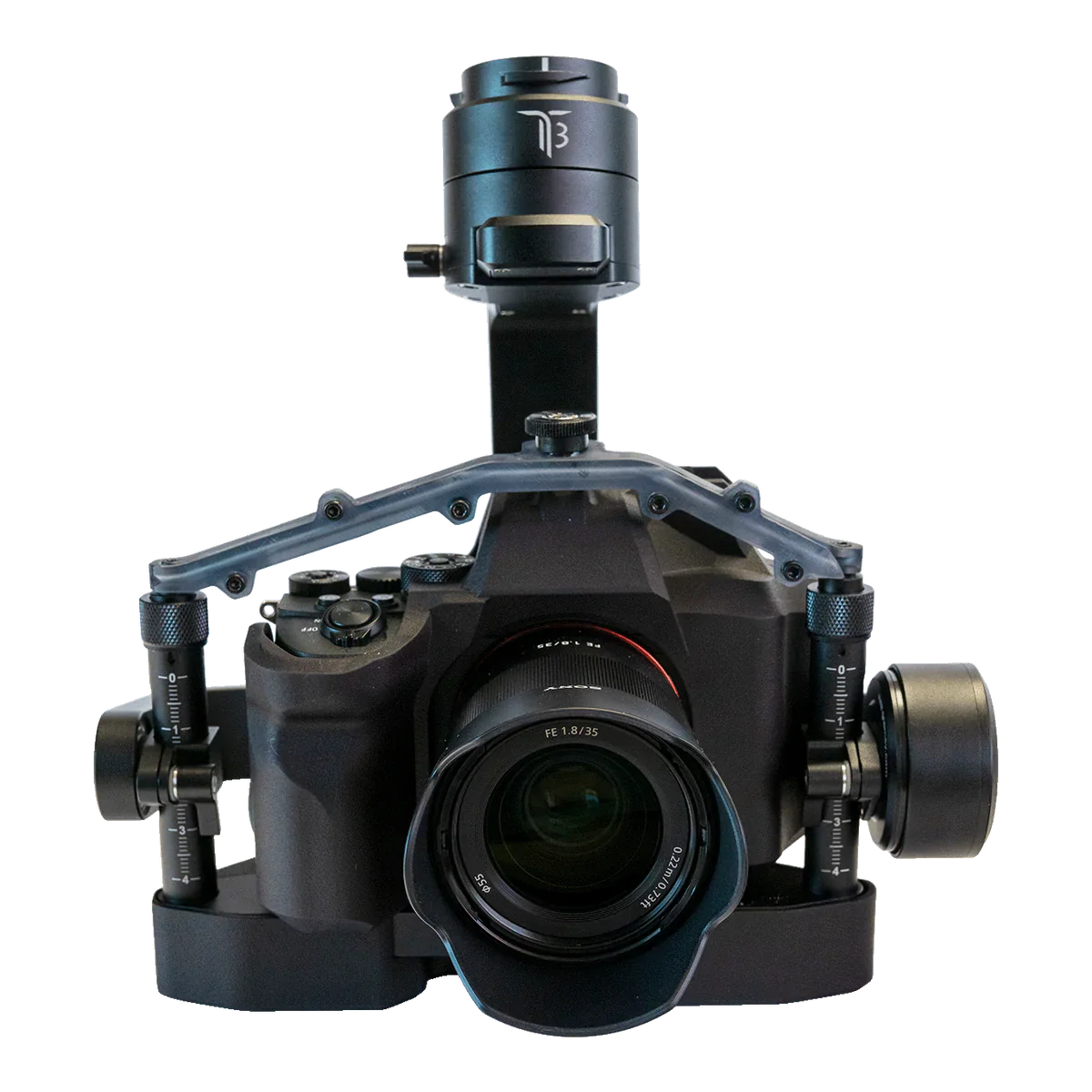 SonyA7R-frontview-1 Inspired Flight Sony A7R 61MP camera and a 35MM Lens; Gremsy gimbal - Image 1