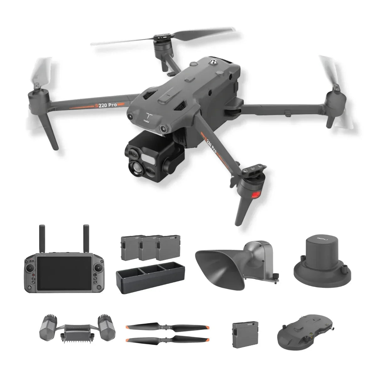 GDUS220Pro1KVersionPublicSafetyBundle_QuadSensor Comandrone S220 Pro 1K Version Public Safety Bundle - Image 1